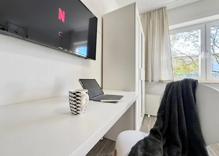 Primetime Fuer 4 Mit Kueche, Wifi Und Parkplatz 埃森