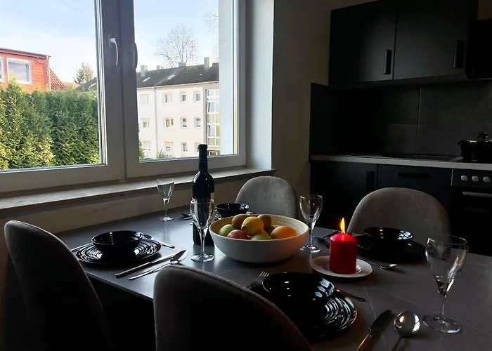 公寓 Primetime Fuer 4 Mit Kueche, Wifi Und Parkplatz *